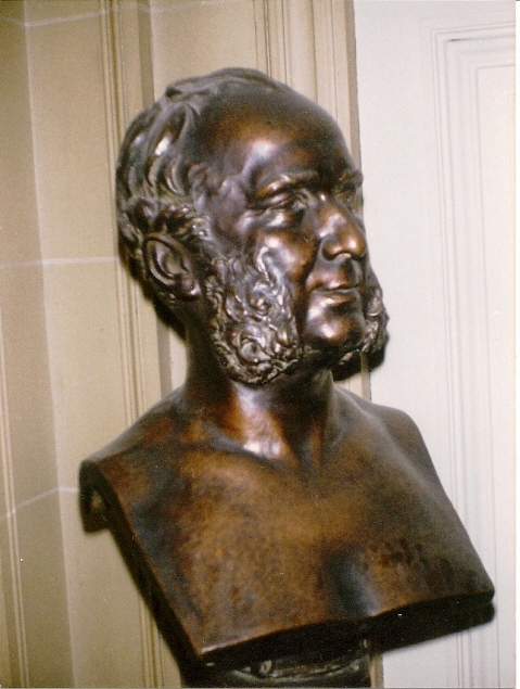 Prosper Derode buste en bronze