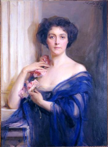 Portrait of Countess Dénes Széchényi, (born as Émilie de Riquet, comtesse de Caraman-Chimay), 1912 Philip Alexius de László