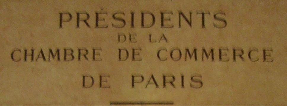 Derode President Chambre Commerce Paris