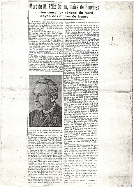 Article Felix Dehau